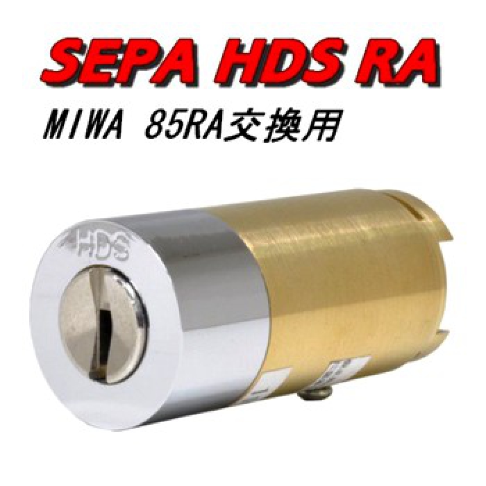 SEPA,セパ,日中製作所 セパ ディンプルキー HDS-RA 交換用シリンダー 